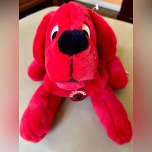 Vintage Clifford the Big Red Dog plush puppet